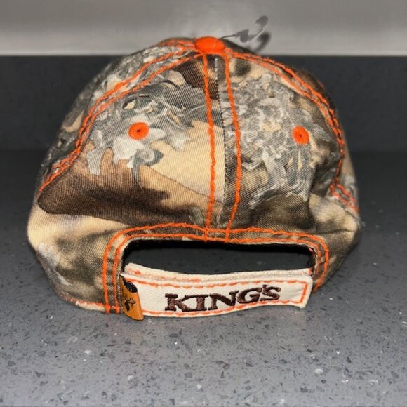 KING'S Strapback Hat Camouflage Adult Adjustable Outdoor Hunting - Picture 4 of 6